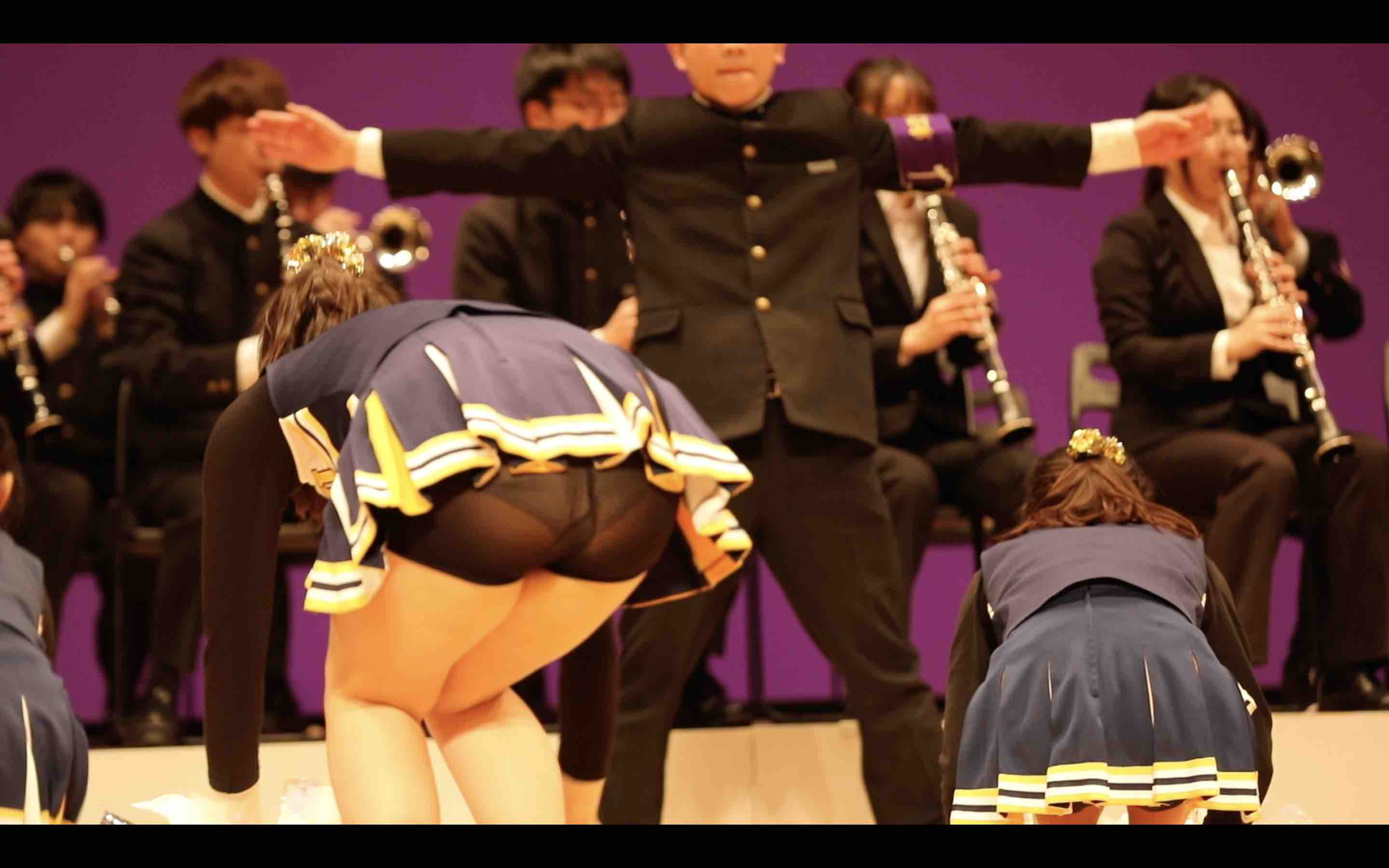 新規　地方　６９ てつを（ARASHI）ＪＤチアリーダー　応援団チアリーディング　チアスパッツ透け　チア生パンツ　チア油断パンチラ