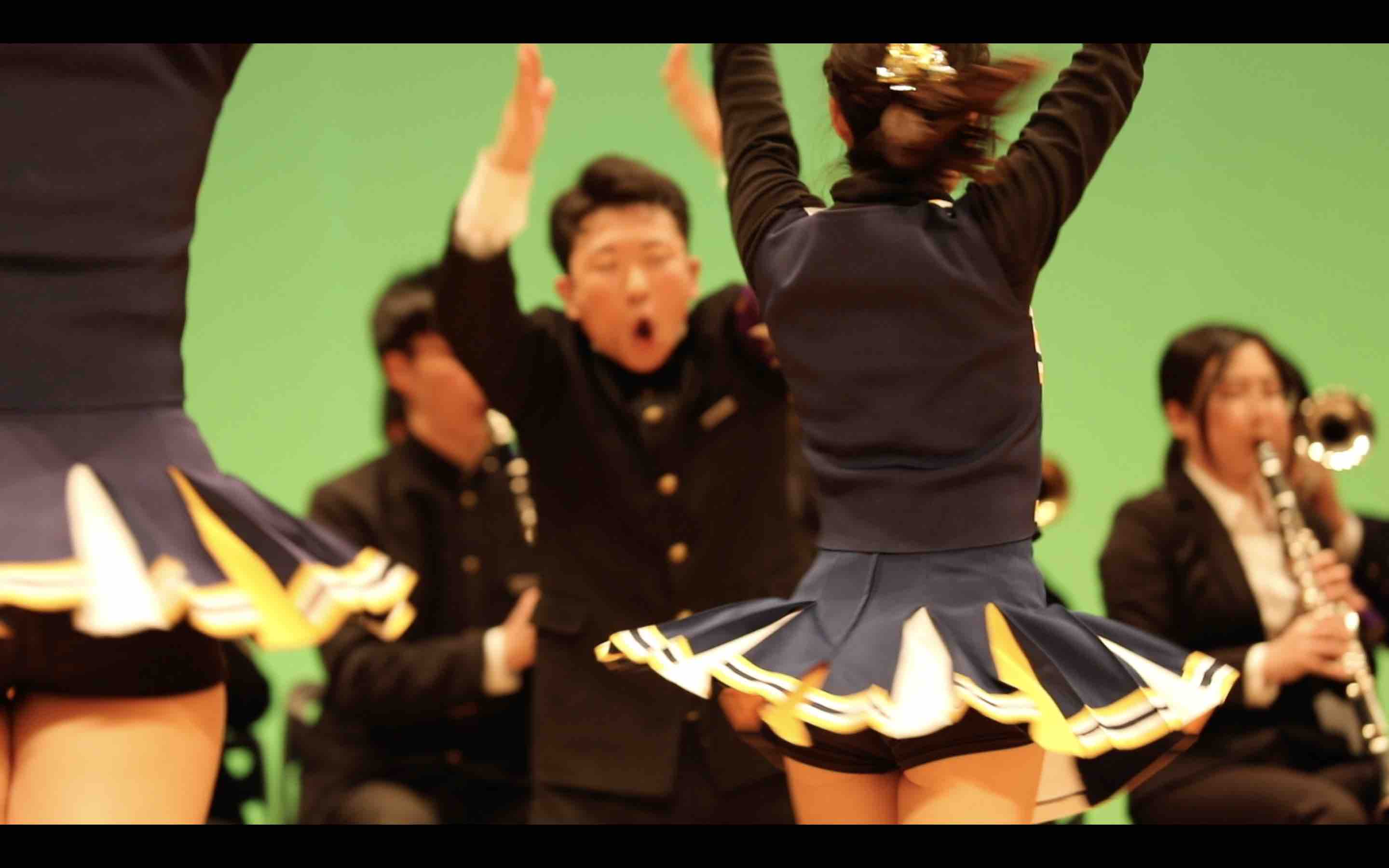 新規　地方　６９ てつを（ARASHI）ＪＤチアリーダー　応援団チアリーディング　チアスパッツ透け　チア生パンツ　チア油断パンチラ