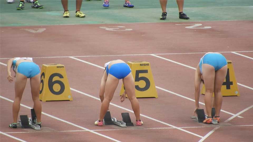 【動画】No.017　femi　摂津高校　大阪高校　女子陸上部　セパレートハイレグ　レーシングブルマ　ハイカット　日焼け跡　腹筋女子　レース後　オフショット