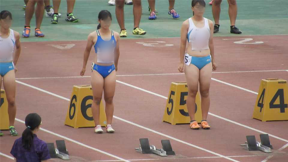 【動画】No.017　femi　摂津高校　大阪高校　女子陸上部　セパレートハイレグ　レーシングブルマ　ハイカット　日焼け跡　腹筋女子　レース後　オフショット