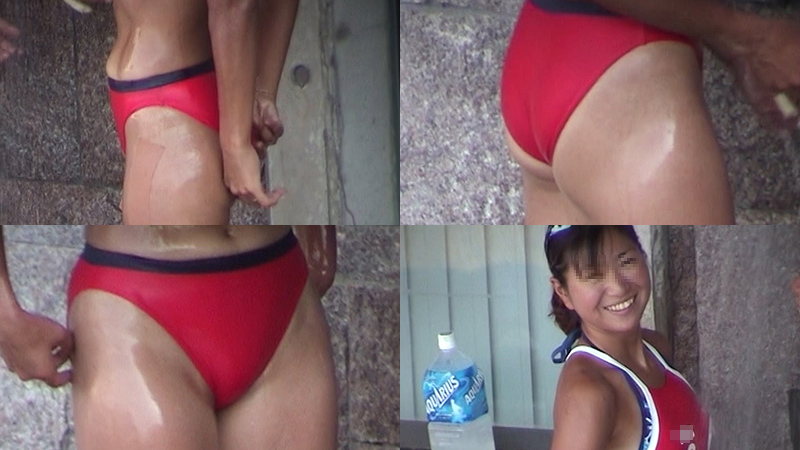 JJ-14 SPEEDビキニ　ビーチバレー女子大開脚　ビキニから具がはみ出ている　ビーチバレー女子選手シャワーシーン　極小ビキニ　ブルマのようなビキニ　ハイレグ　ビキニお尻の食い込み　砂まみれ女子アスリート