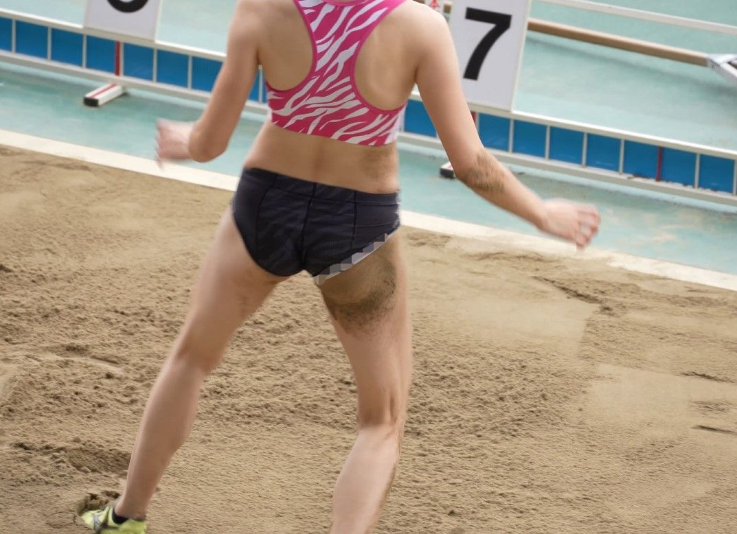 ピンクが砂まみれ ぼーんほわいと 第19回田島直人記念陸上競技大会　ニッパツアスリートＡＣ　平加 有梨奈　長谷川体育施設　山本　渚　竹内　真弥　高良彩花　権瓶　明日夏