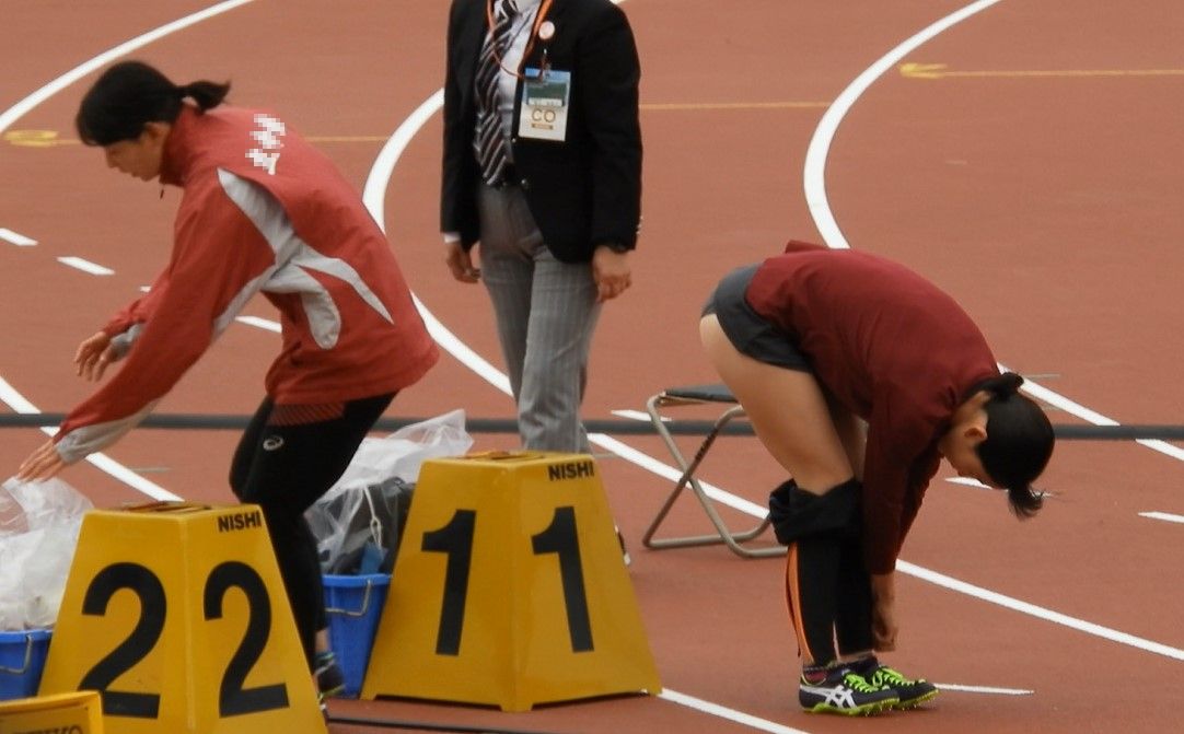 【動画】No.005（セット） femi 立命館大学女子陸上部　壱岐いちこ　壱岐あいこ　ジャージブルマ　Ｔシャツブルマ