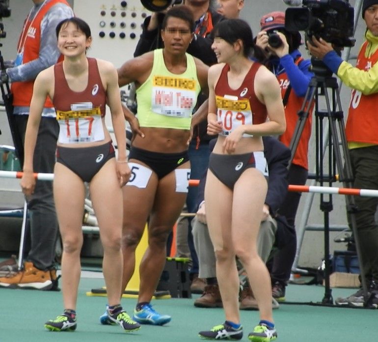 【動画】No.005（セット） femi 立命館大学女子陸上部　壱岐いちこ　壱岐あいこ　ジャージブルマ　Ｔシャツブルマ