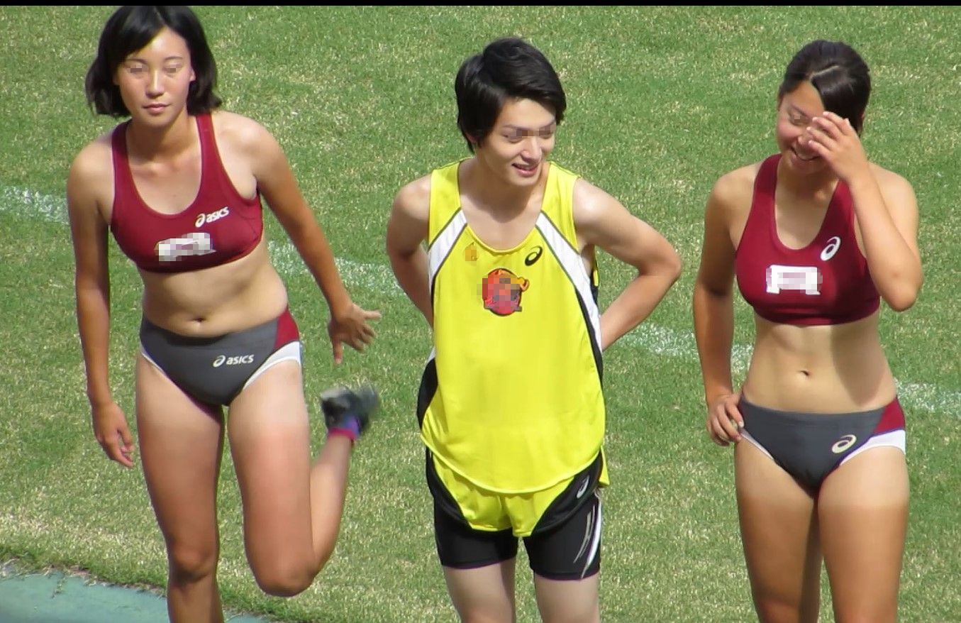 【動画】No.A001  femi　炎の体育会ＴＶ　ジャニーズジュニア　立命館大学女子陸上部　東大阪大敬愛高校　人気アシックス製セパレートユニフォーム立命館大学モデル