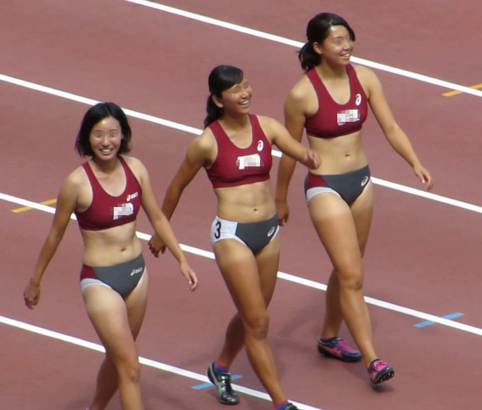 【動画】No.A001  femi　炎の体育会ＴＶ　ジャニーズジュニア　立命館大学女子陸上部　東大阪大敬愛高校　人気アシックス製セパレートユニフォーム立命館大学モデル