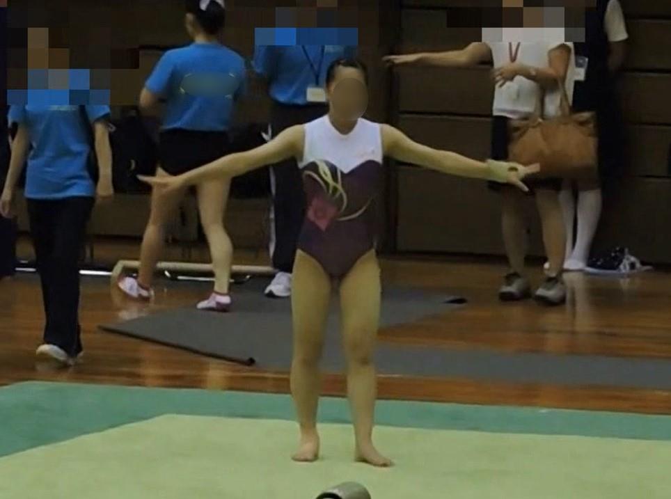体操JK　体操競技選手権大会【スローモーション動画】スポーツ編 3作品セット販売 3512 3501 3505 藤村-second-　高校女子体操部　側転　超ハイレグレオタード　清楚系ハイレグ　地味地方女子高生　インナーショーツ　むっちりレオタード　