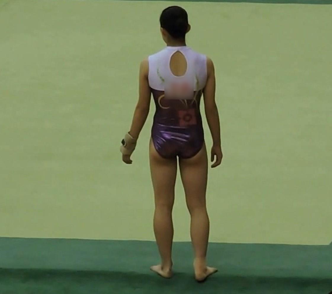 体操JK　体操競技選手権大会【スローモーション動画】スポーツ編 3作品セット販売 3512 3501 3505 藤村-second-　高校女子体操部　側転　超ハイレグレオタード　清楚系ハイレグ　地味地方女子高生　インナーショーツ　むっちりレオタード　