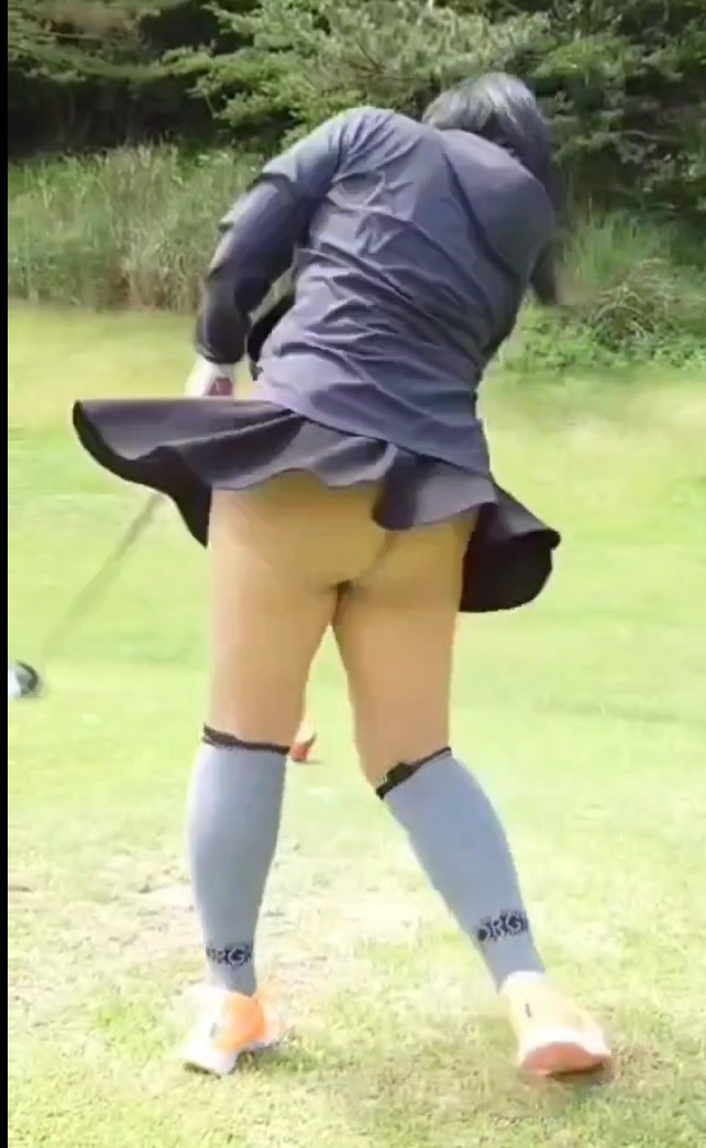 ノーパンミニスカゴルフ MZR250 スコート　女子ゴルフ　見せパン　スコートノーパン　