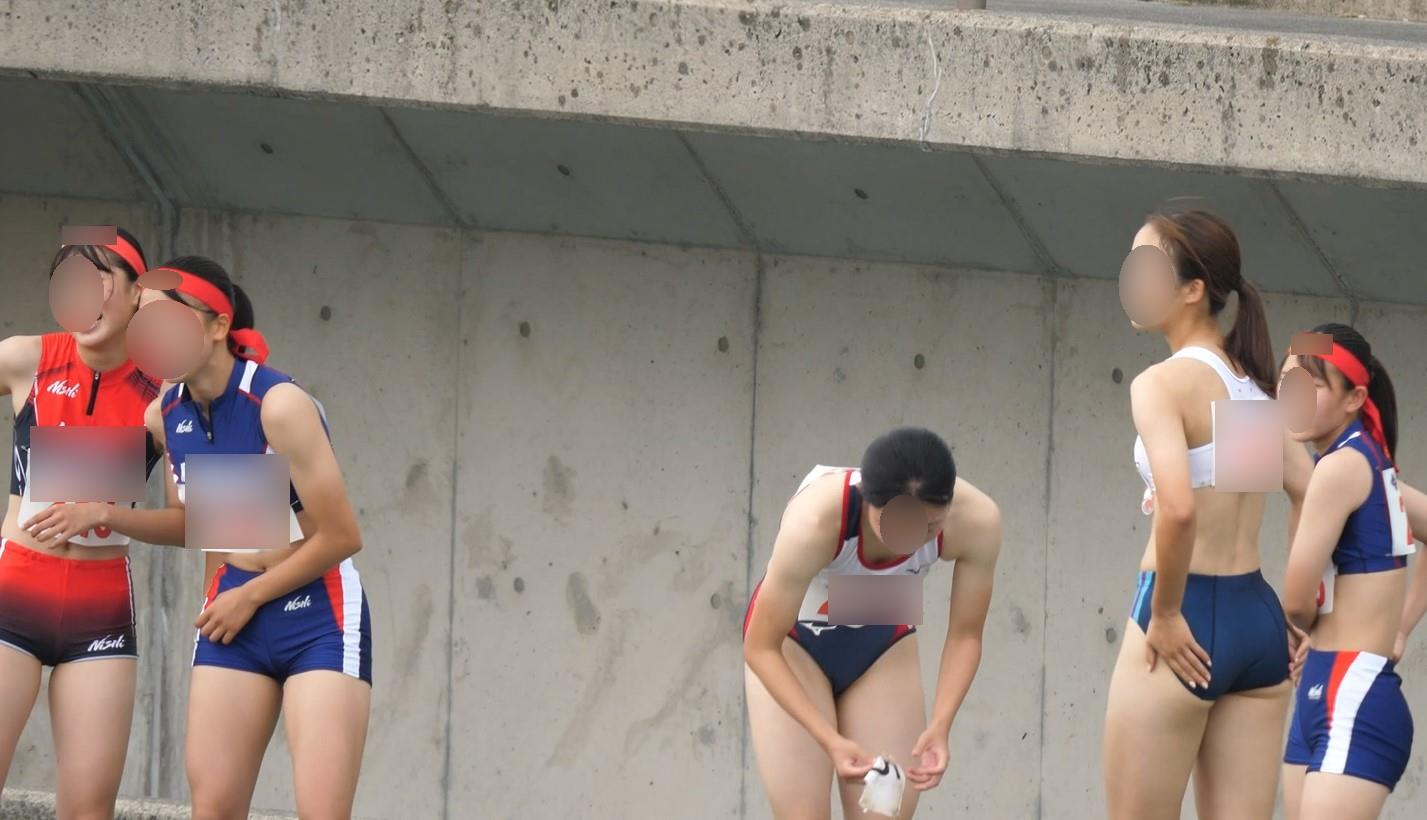 なにわガールズ920【4K】まるでPIA○レースクイーン⁉　まさにハイレグ状態！　筑波大学女子陸上競技部　鳥取県立倉吉東高等学校　鳥取城北高等学校　甲南大学女子陸上部　トヨタ自動車陸上競技部　デサント製超ハイレグレーシングショーツ　レースクイーンハイレグ　濃紺ブルマ　国立大学ブルマ