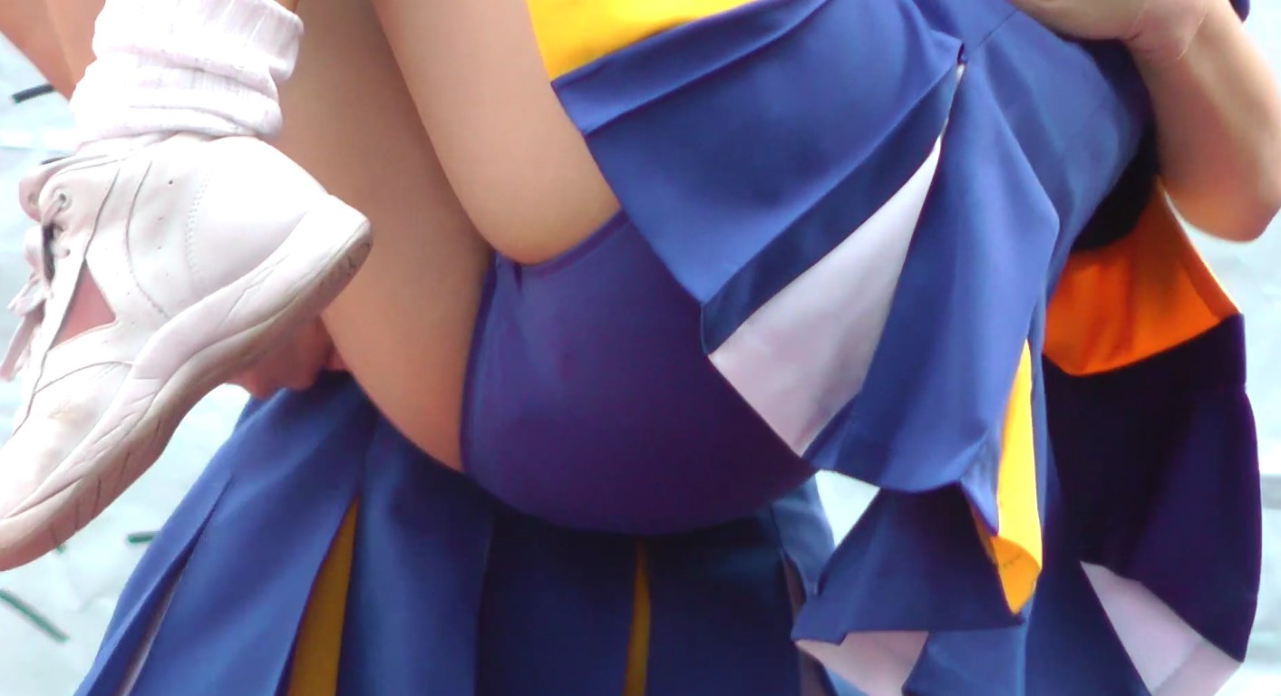 チア１６ ノリオ 大学チアリーディング　ブルマ型アンスコ　アンダースコート　ハイキック　Ｙ字バランス