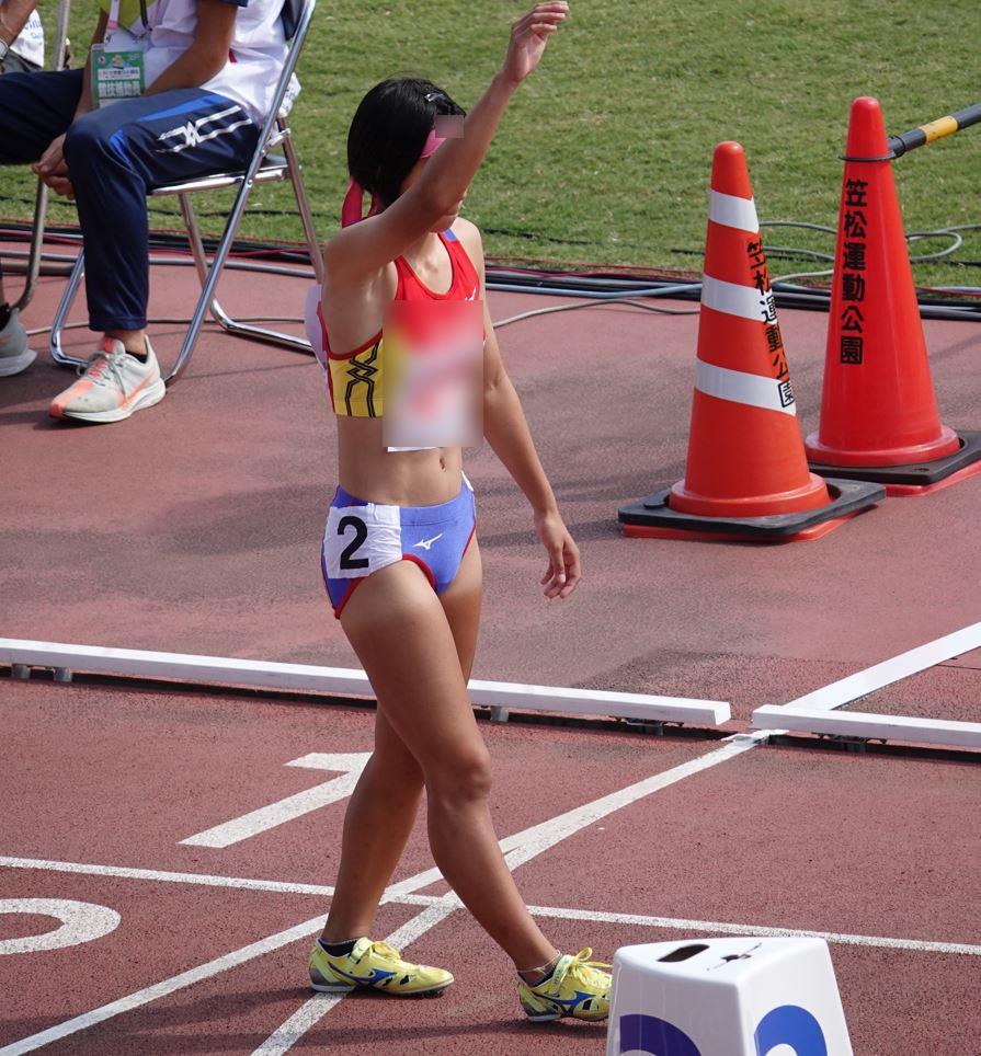 陸上女子コレクションVol.145 R1　いきいき茨城ゆめ国体2019 国体少年女子　トラック競技 女子800ｍ　石川県代表　日焼け跡　超ハイレグ　静岡県代表　ミズノ製レーシングブルマ　お辞儀ブルマ　広島県代表　GOLDWIN製　富山県代表　母校の鉢巻ブルマ　インナーショーツパンティライン　愛知県代表　濃紺アシックスレーシングブルマ