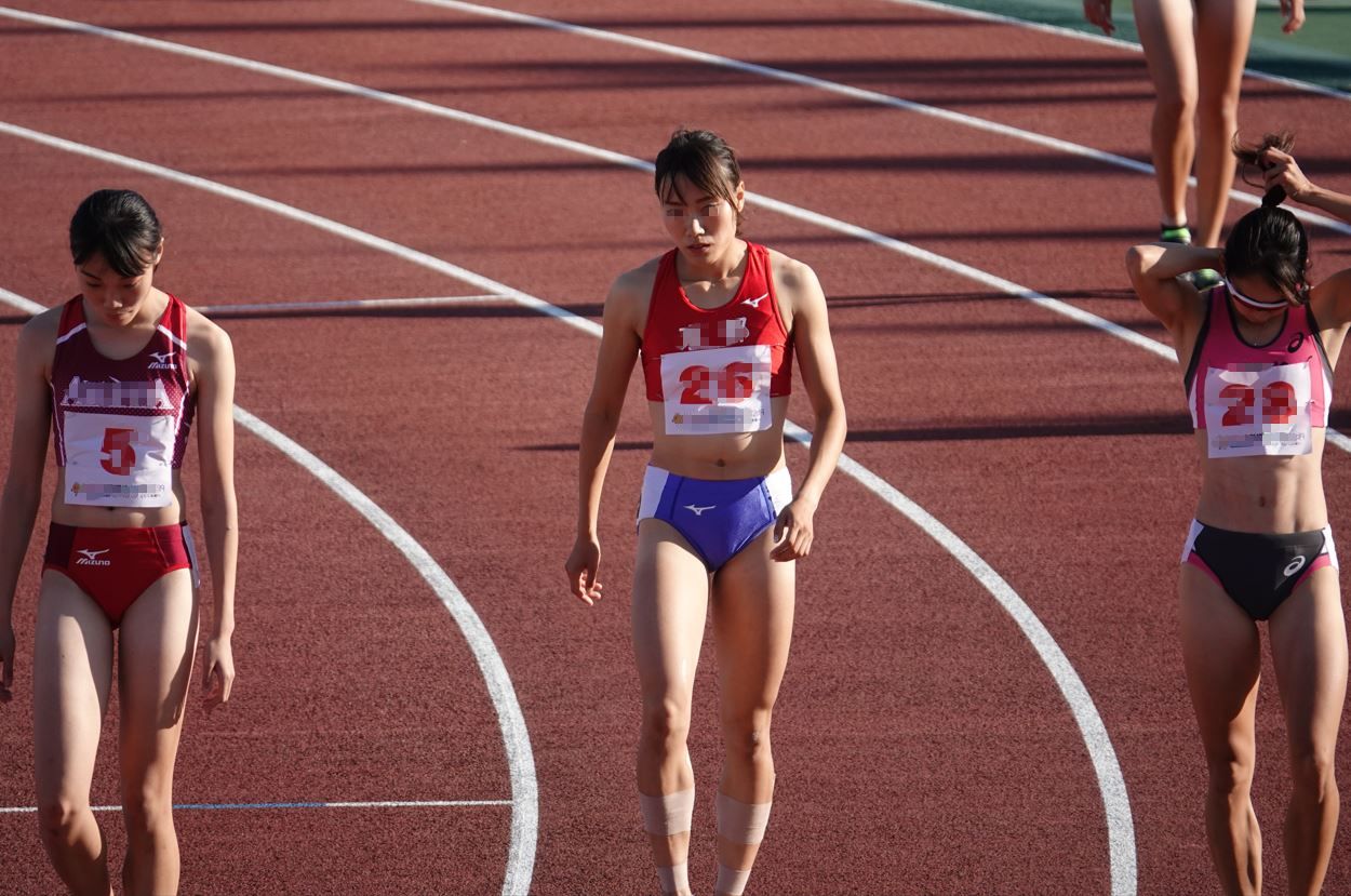 陸上女子コレクションVol.172,R1,国体陸上,成年女子400mH,早稲田大学,関本萌香,　小山佳奈,早稲田３人娘,スターティングブロック調整,ハミぱんブルマ,いきいき茨城ゆめ国体,芝田陽香,宮城県代表,七十七銀行,齋藤 真佑,駿河台大学,吉田佳純,