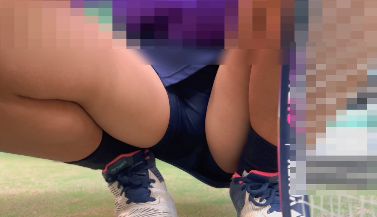 【４K】テニスウェア紹介～スコート/ショートパンツ①②③再編 パンツ研究所　スコートブルマ　白色アンダースコート　アンスコ