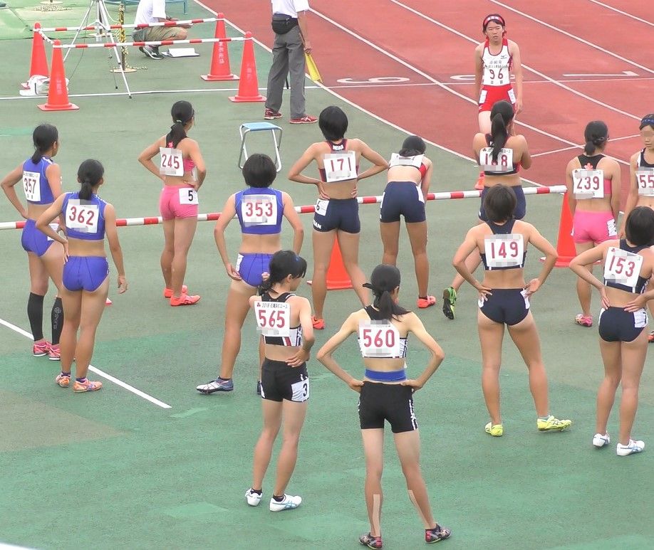 【4K動画】花の〇K,4×400mリレー① トロピカル 　2016近畿高校ユース 西城陽高校女子陸上部　ぽっちゃり系アスリート　陸上　陸上女子　高校陸上