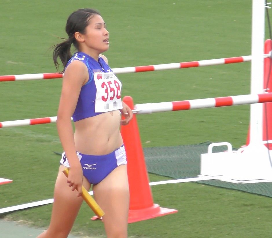 【4K動画】花の〇K,4×400mリレー① トロピカル 　2016近畿高校ユース 西城陽高校女子陸上部　ぽっちゃり系アスリート　陸上　陸上女子　高校陸上