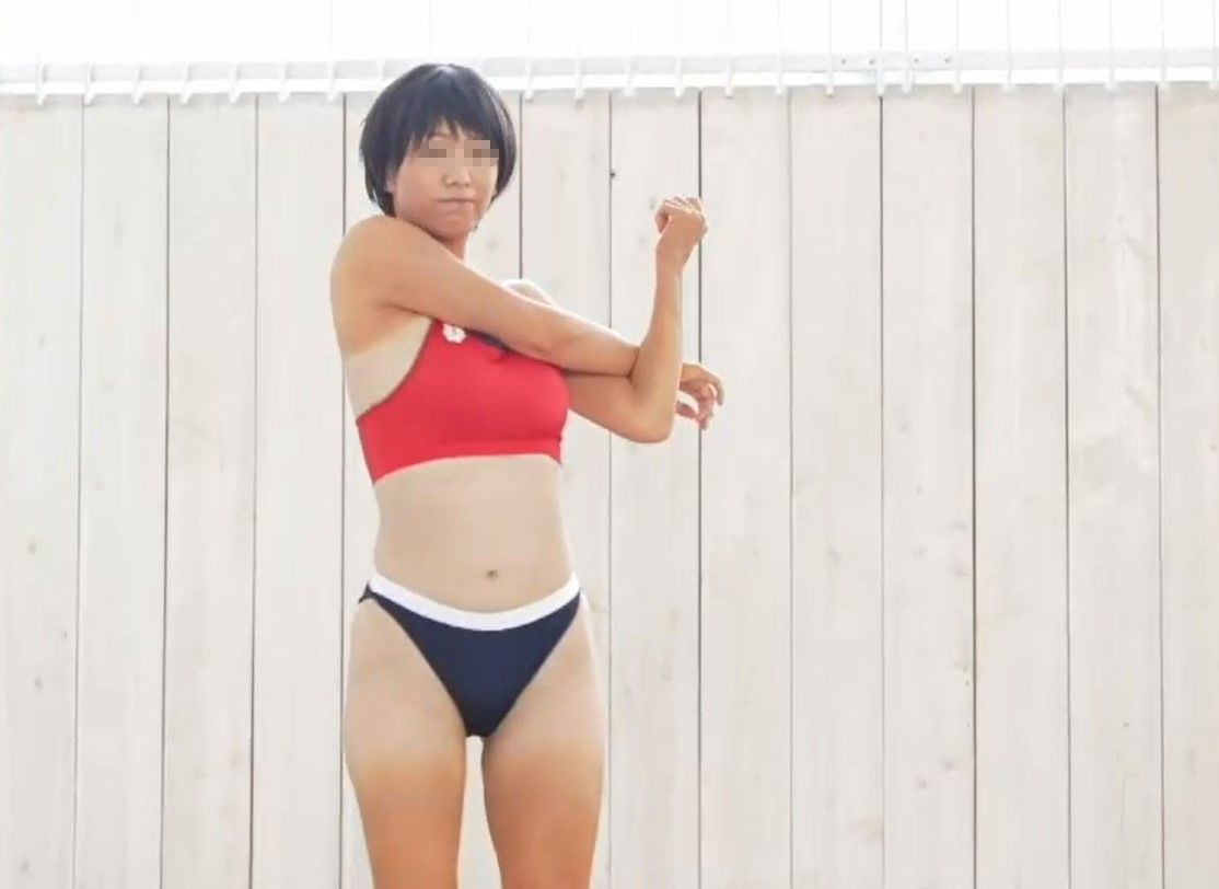 陸上部のボクっ娘同級生が中年顧問にメスにされる一部始終 日焼けあとの残るショートカットの巨乳美少女のエロいユニフォーム姿に無責任中出し 弥生みづき　高校女子陸上　極小ブルマ　ブルマ直穿き　整体ブルマ　陸上　陸上女子　日焼け跡　関西漁業協同組合